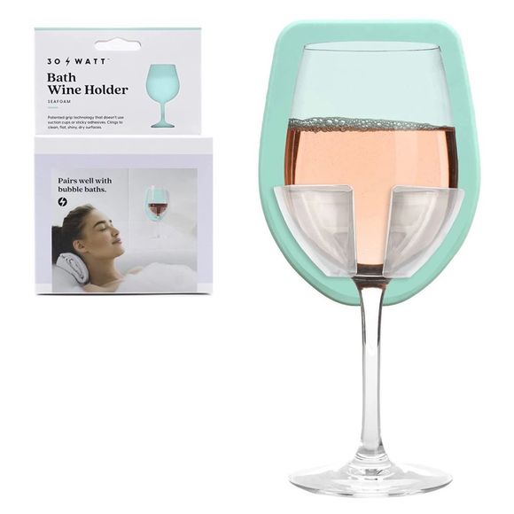 Unlisted Accents Nwt Silicone Wine Glass Holder For Bath Shower